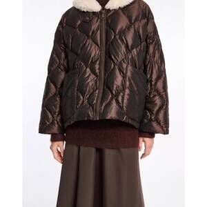 NEW DOROTHEE SCHUMACHER cozy coolness jacket in chocolate